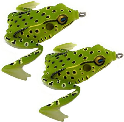 Reaction Tackle Weedless Hollow Body Frogs – 2.25