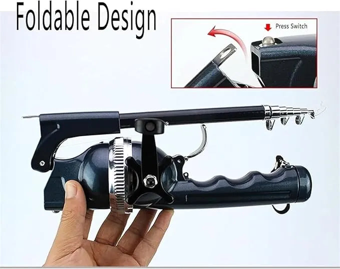 EasyFish Folding Rod – Portable Telescopic Fishing Pole