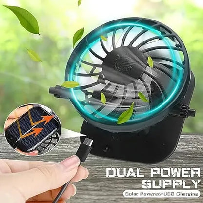 Stay Cool Fishing Hat with Solar Fan – Lightweight & Breezy
