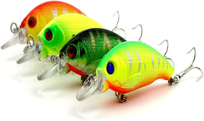 275-Piece Fishing Lure Kit – Frogs, Spoons, Grasshoppers for Bass & Trout