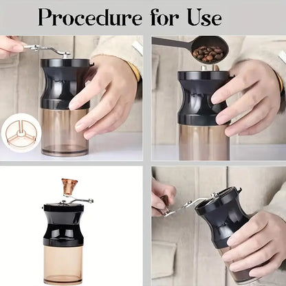 Outdoor Travel Coffee Set – Portable Stainless Steel Grinder & Glassware