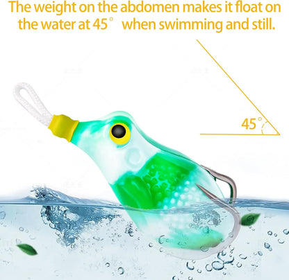 5Pcs Topwater Frog Lures Set – Weedless Soft Bait for Bass