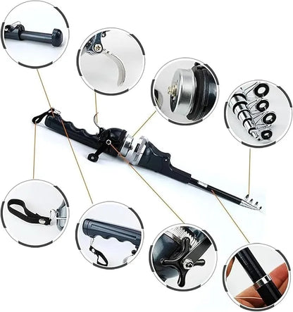 EasyFish Folding Rod – Portable Telescopic Fishing Pole
