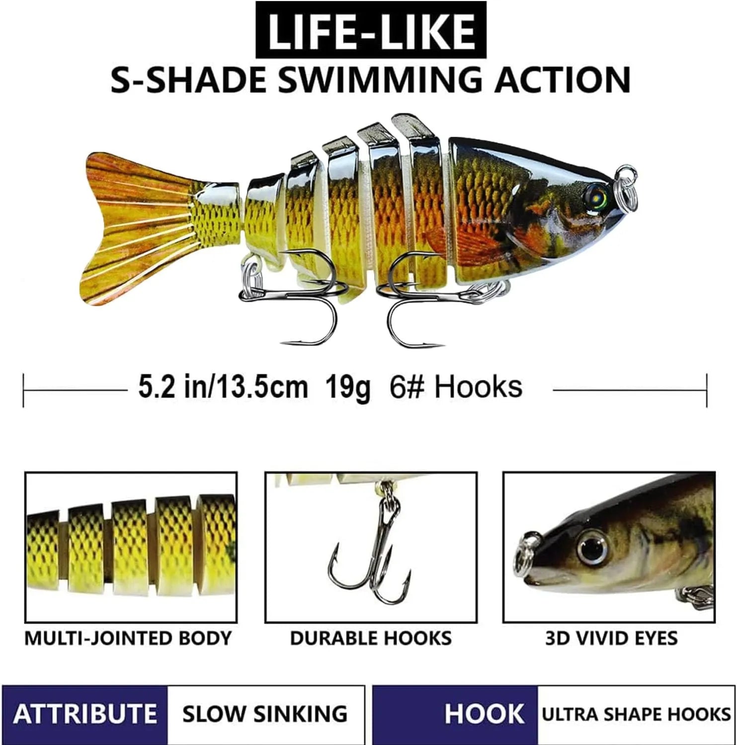 Bionic Swimming Lure - Suitable for all kinds of fishing waters