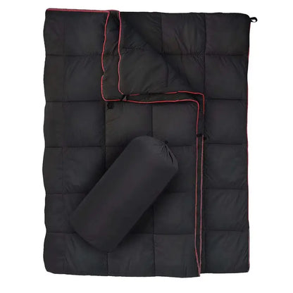 Lightweight Puffy Camping Blanket – Warm, Packable Outdoor Blanket for Travel, Beach & Festivals - Echo Leaf