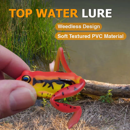 Reaction Tackle Weedless Hollow Body Frogs – 2.25
