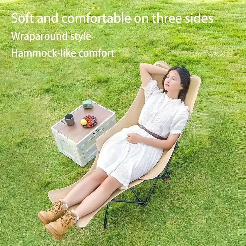 Adjustable Moon Chair – Portable Outdoor Recliner with Lumbar Support
