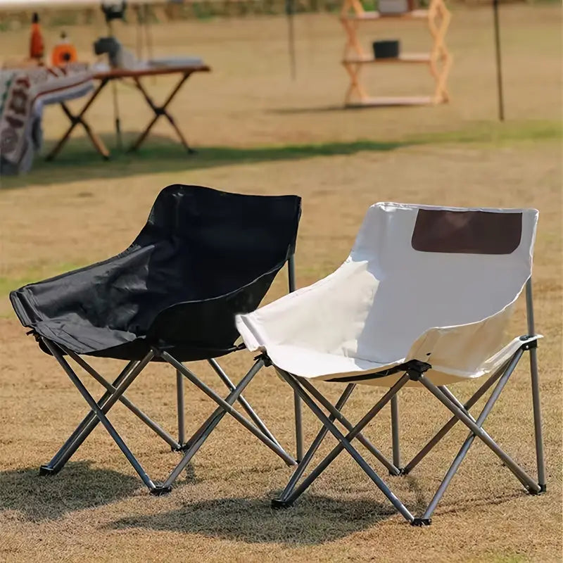 2pcs Folding Moon Chairs – Lightweight Portable Outdoor Chairs