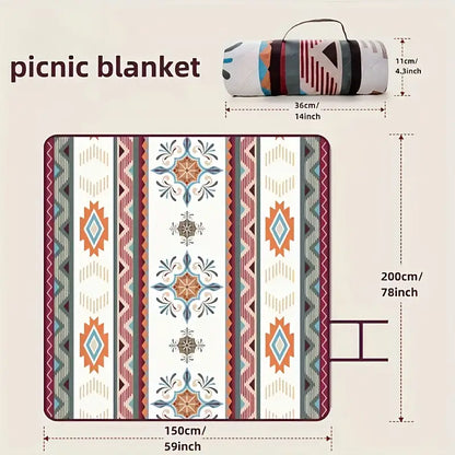 Portable Picnic Blanket – Lightweight Foldable Outdoor Beach & Camping Mat