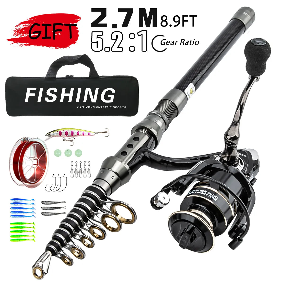 Luya Casting Rod – Long-Distance Sea & Perch Fishing Pole