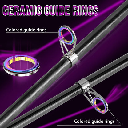 Casting Lure Rod Set – Carbon Retractable Portable Sea Rod
