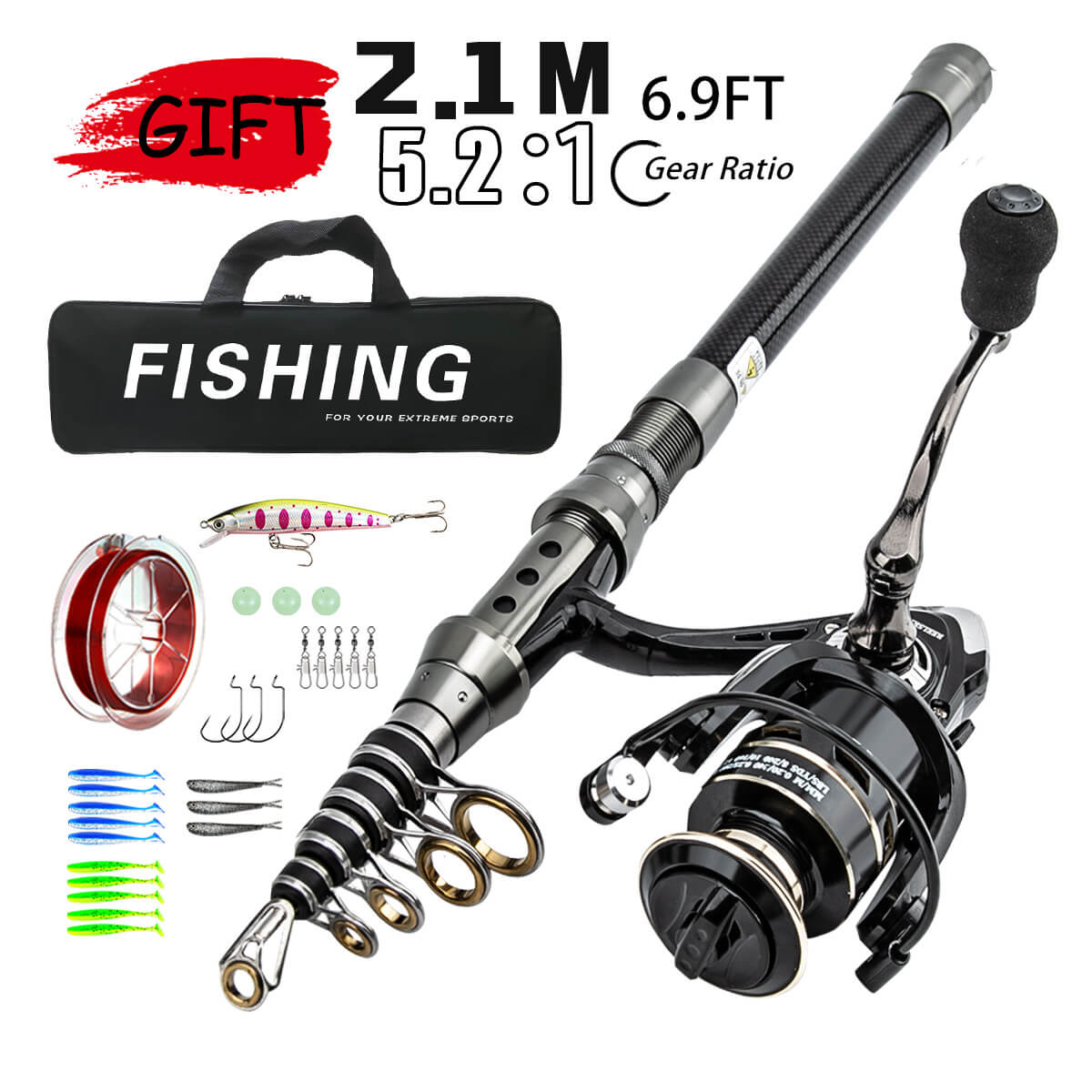 Luya Casting Rod – Long-Distance Sea & Perch Fishing Pole