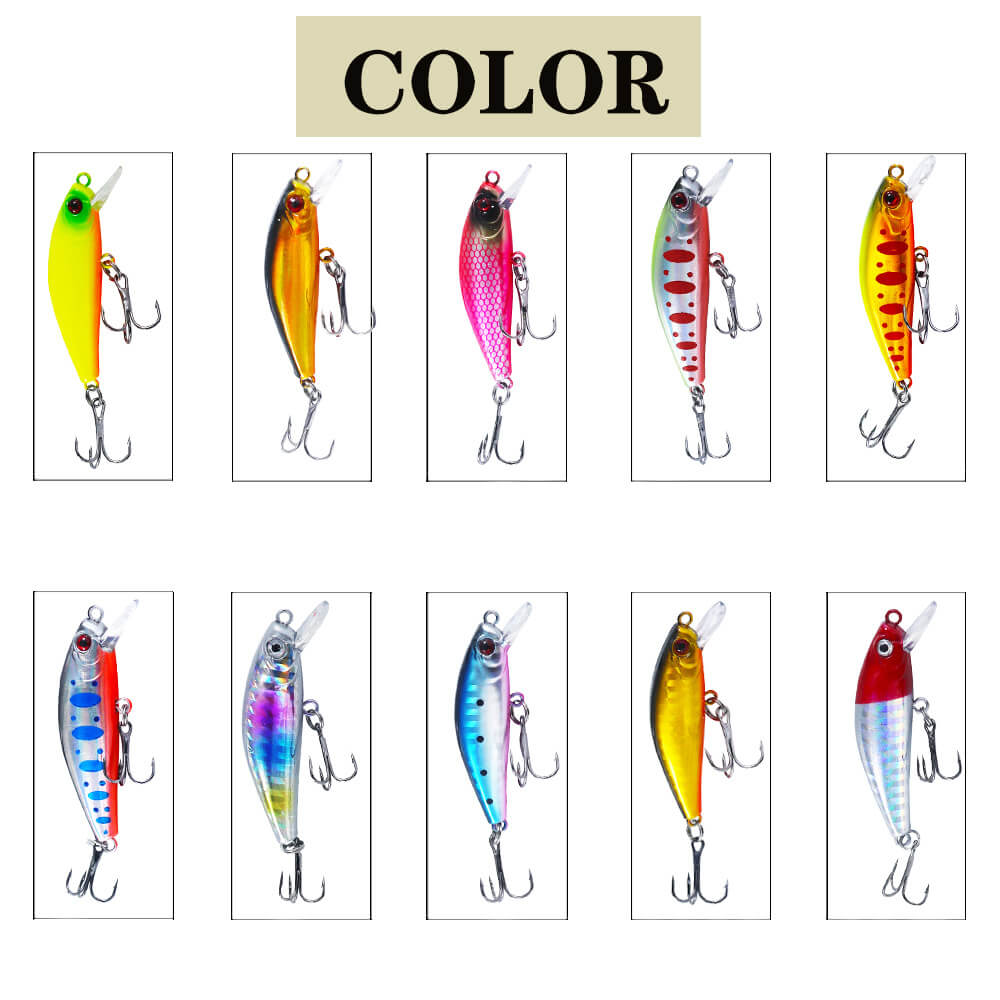 Sea Fishing Hard Lure – 2.2in Sinking Round Head Bait