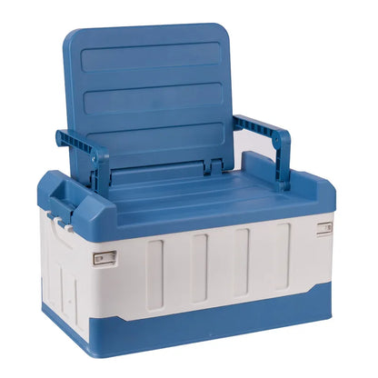 Outdoor Storage Box with Folding Seat – For Camping & Fishing