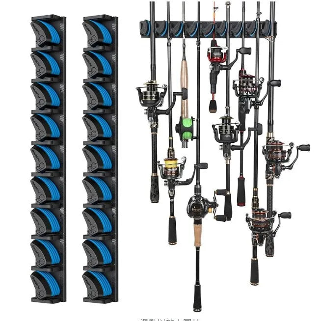 Wall Mounted Fishing Rod Rack