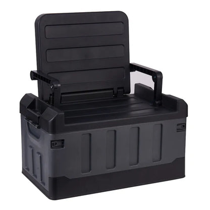 Outdoor Storage Box with Folding Seat – For Camping & Fishing