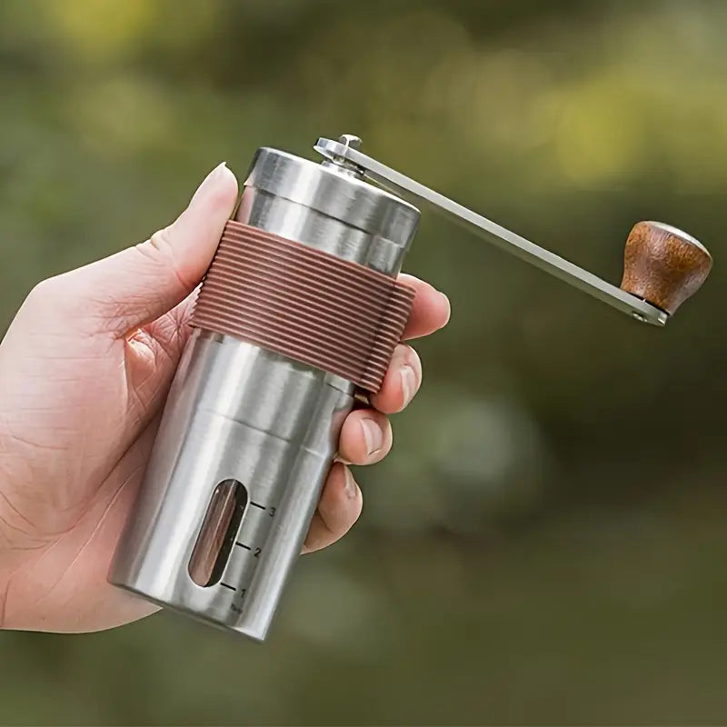 Portable Pour Over Coffee Maker Kit – 5-Piece Manual Grinder & V60 Set