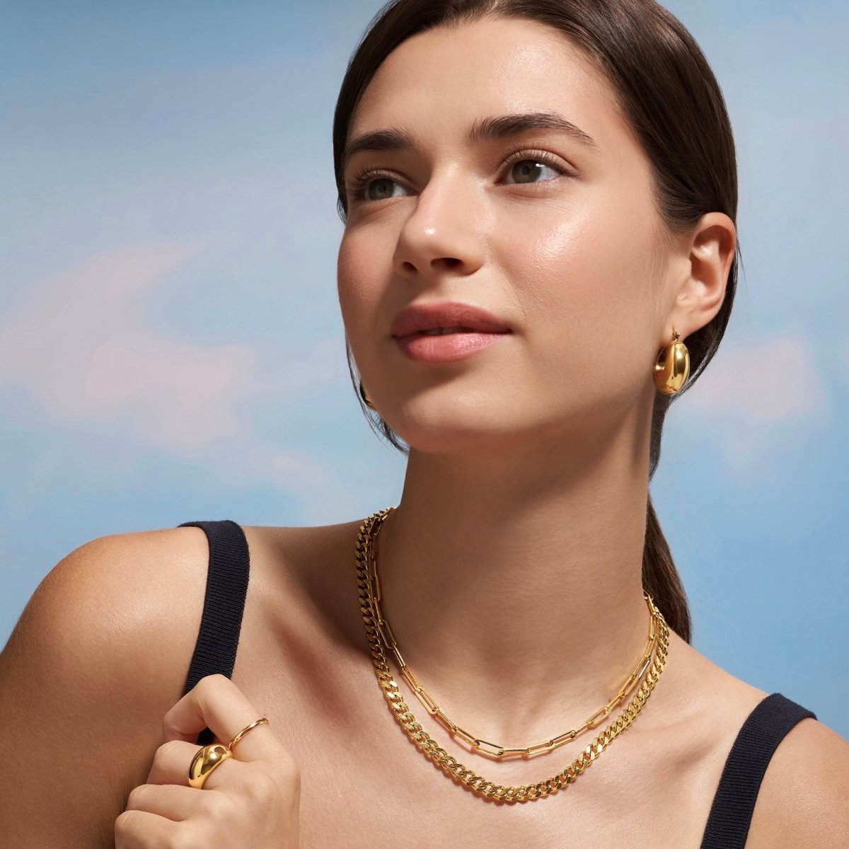 Bubble Hoops - Echo Leaf