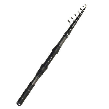 Compact Telescopic Lure Rod Set – Carbon Fiber Sea Fishing Combo – Lightweight, Durable, Portable Gear - Echo Leaf