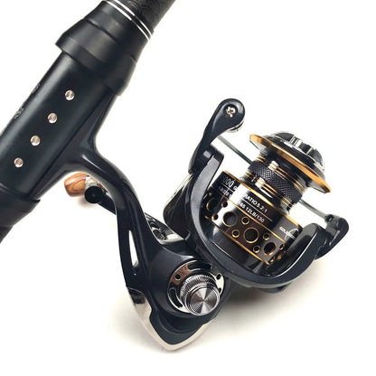 Compact Telescopic Lure Rod Set – Carbon Fiber Sea Fishing Combo – Lightweight, Durable, Portable Gear - Echo Leaf