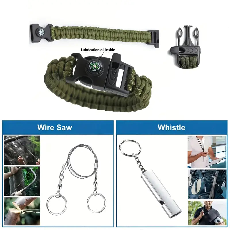 Survival Gear Set – Portable Outdoor Adventure Kit for Camping & Hiking