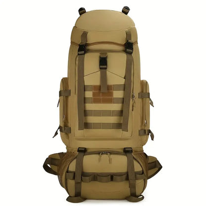 100L Lightweight Hiking Backpack – Outdoor Travel Bag with Multiple Pockets for Men & Women - Echo Leaf