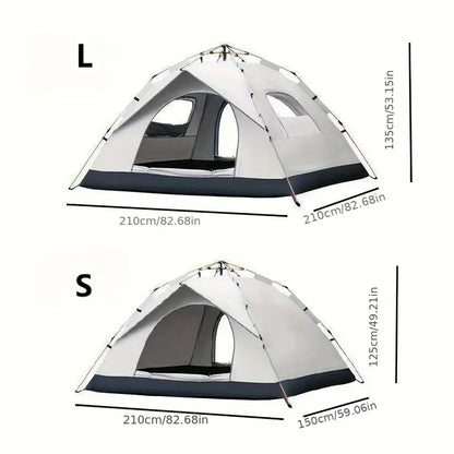 Portable Camping Tent – Pop-Up Foldable Sunshade for Outdoors