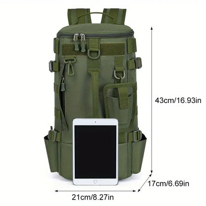 Waterproof Fishing Backpack with Rod Holder & Gear Storage