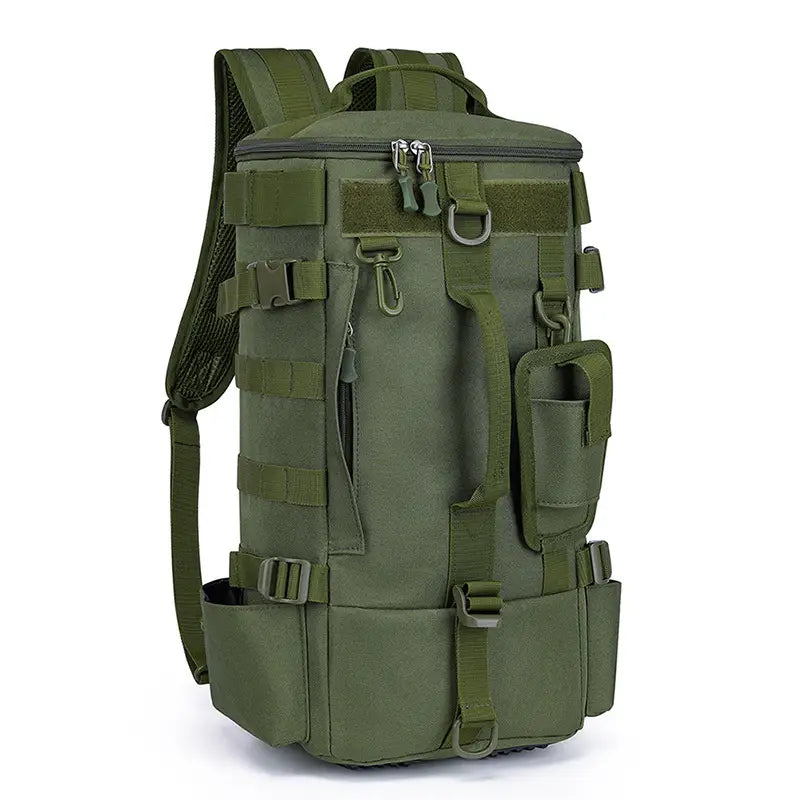 Waterproof Fishing Backpack with Rod Holder & Gear Storage