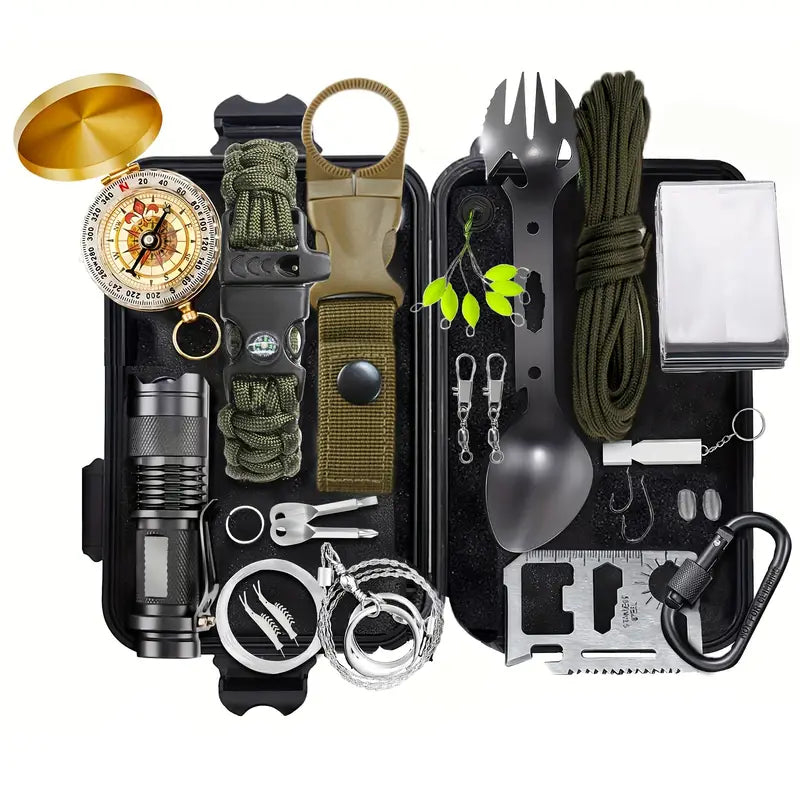 Survival Gear Set – Portable Outdoor Adventure Kit for Camping & Hiking