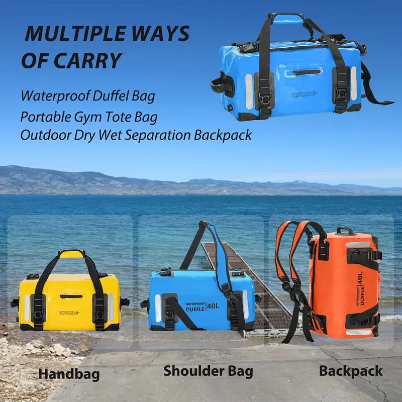 Dry Bag Backpack for Kayaking, Camping & Travel