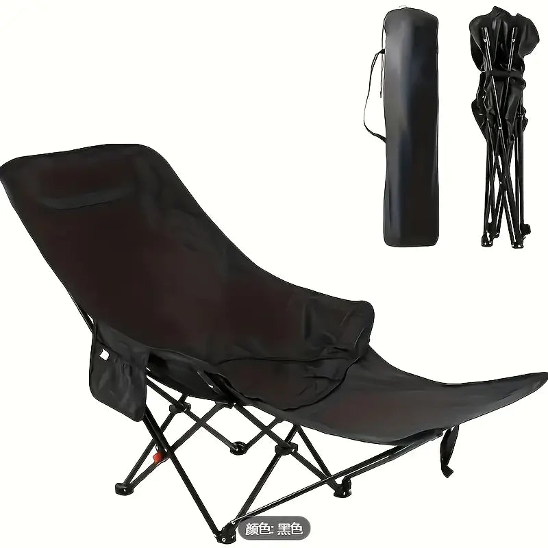 Adjustable Moon Chair – Portable Outdoor Recliner with Lumbar Support