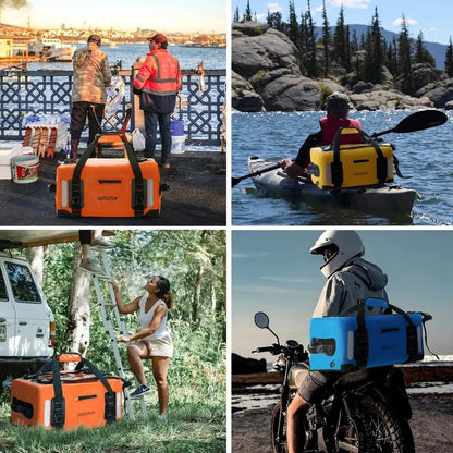 Dry Bag Backpack for Kayaking, Camping & Travel – Waterproof, Durable Outdoor Backpack - 50L - Echo Leaf