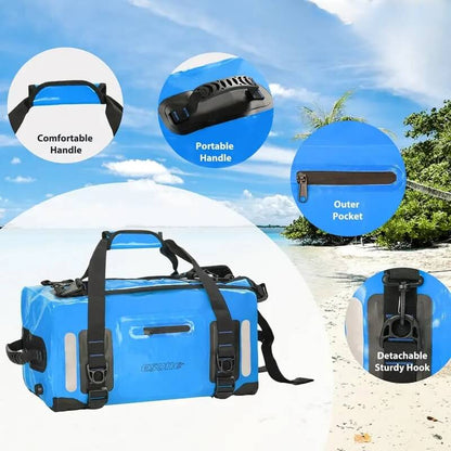 Dry Bag Backpack for Kayaking, Camping & Travel – Waterproof, Durable Outdoor Backpack - 50L - Echo Leaf