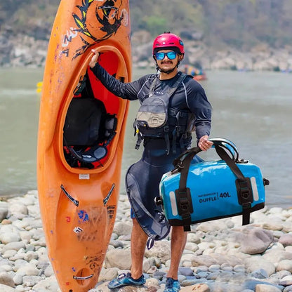 Dry Bag Backpack for Kayaking, Camping & Travel – Waterproof, Durable Outdoor Backpack - 50L - Echo Leaf