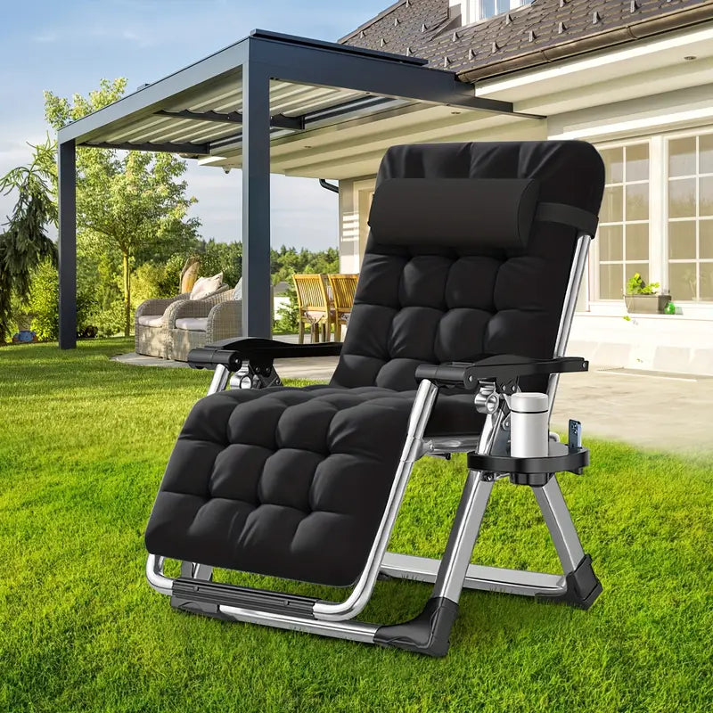 Heavy-Duty Zero Gravity Chair – Patio Recliner up to 440lbs