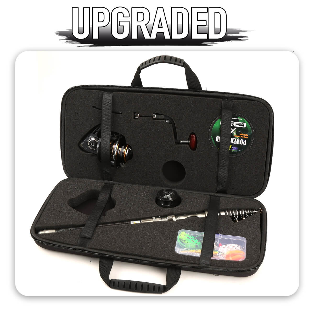 Fishing Set – Retractable Rod, Spinning Reel & Lure Combo – Portable, High - Performance Fishing Gear for Anglers - Echo Leaf