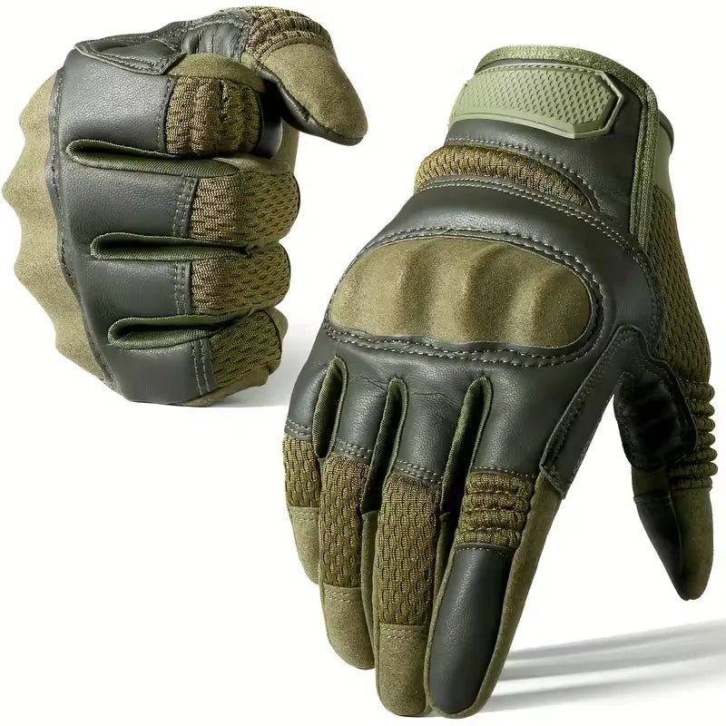 High - Traction Grip Outdoor Sports Gloves - Breathable Nylon/Spandex Blend - Echo Leaf
