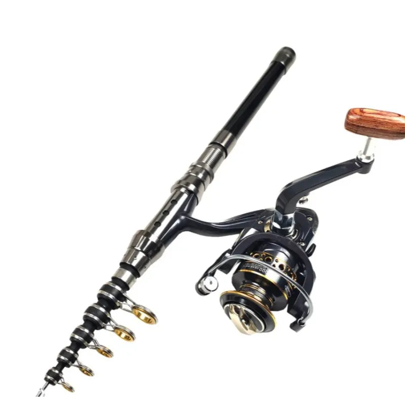 Haiku lure casting combo with rod and reel for precise long-distance fishing