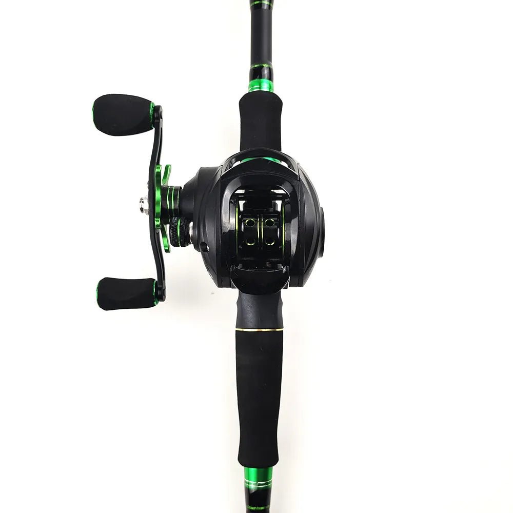 Lure Fishing Rod Set – Carbon Telescopic Design – Lightweight, Portable, and High - Performance Fishing Gear - Echo Leaf