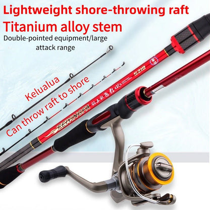 Lure Fishing Rod – Soft Tail, Long Distance Shore Cast - Echo Leaf