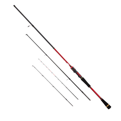 Soft tail lure fishing rod for long distance shore casting