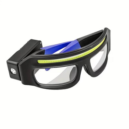Motion Activated LED Headlamp Glasses USB - C Rechargeable Waterproof - Echo Leaf