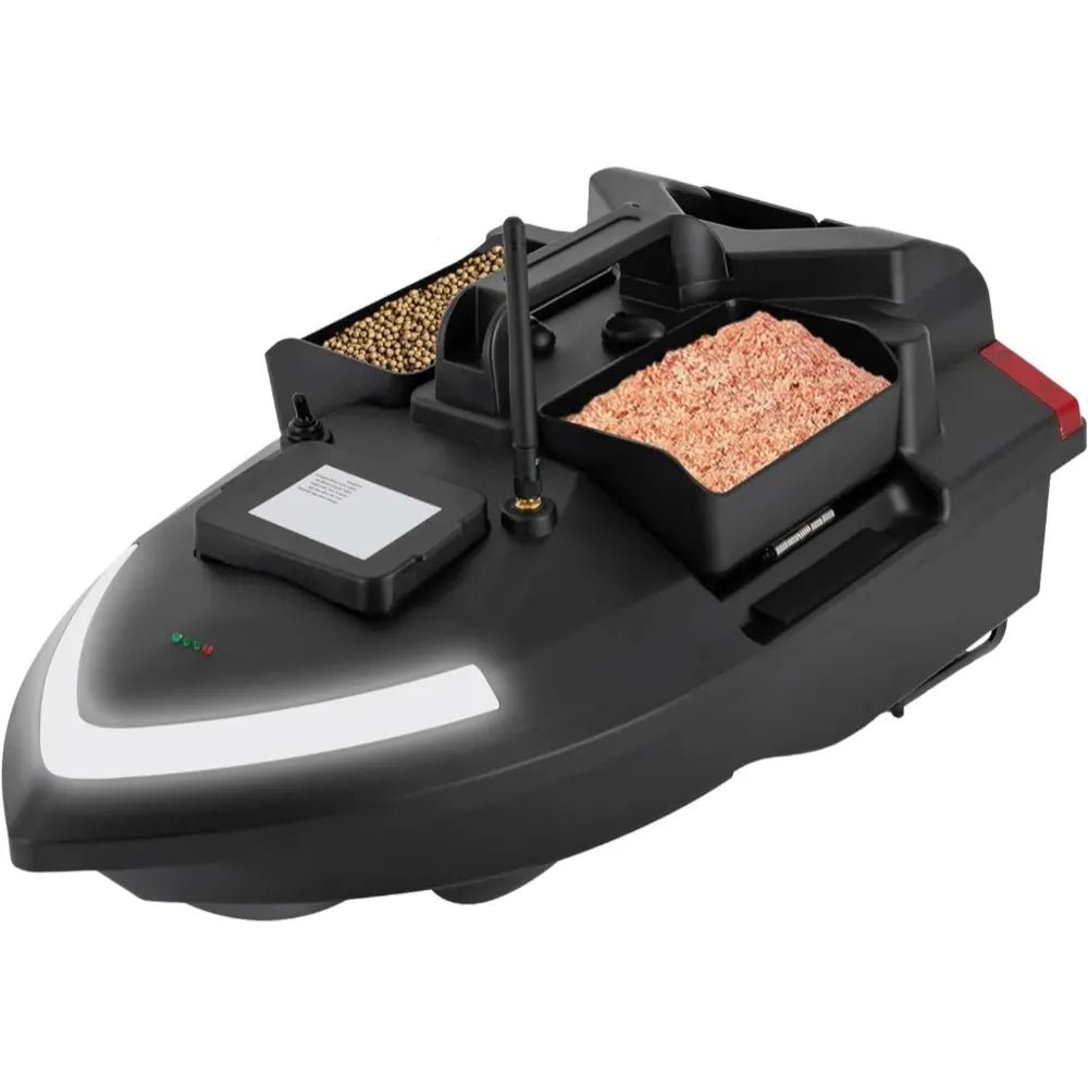500M Cruise RC Bait Boat - Auto Return, 4.4lbs Load, Remote Control Bait Delivery - Echo Leaf