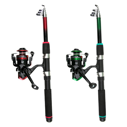 Universal 1.8m lure fishing rod full set for beginners
