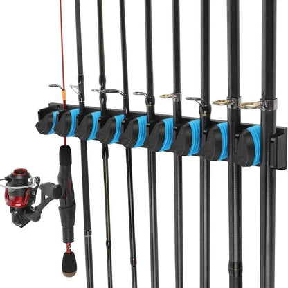 Wall Mounted Fishing Rod Rack - Echo Leaf